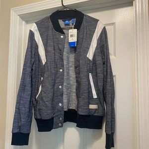 Large, women’s Adidas, button up jacket
